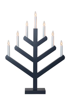 Star Trading - VINGA el-lysestage - Grå - Adventslysestager - Fra Homeroom