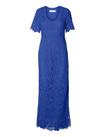 Selected | Slfalima Ss Ankle Crochet Dress B | 36