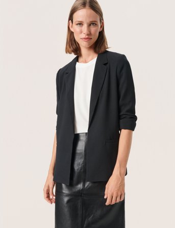 Soaked in Luxury Slshirley Blazer - Black - XXL