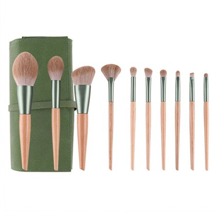 10 st Professionell Makeup Brush Set Foundation Blusher Cosmetic