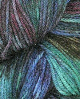 Garn Meditating in Mumbai 100g Blå melerad