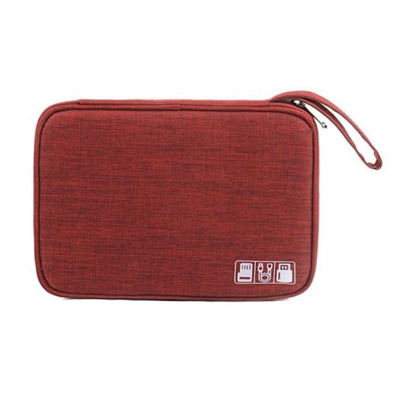 Resekabelväska Organizer Laddare Förvaring Elektronik USB case