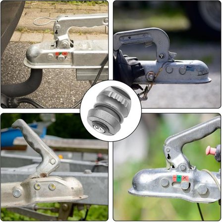 Universal trailer-koblingslås i zinklegering
