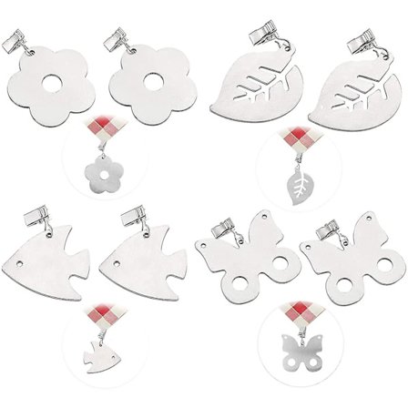 Borddugsvægte med klemmer Sæt Borddugsvægt Vægt til Borddug Formet Klemmer Agrave