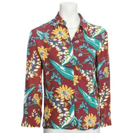 Prada Vintage - Vintage Toppar - Röd - Dam - Storlek: M, Dam, Storlek: M