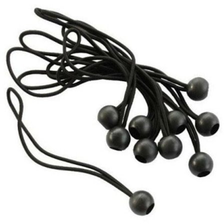 Elastisk strikk for presenning - Pakke med 10