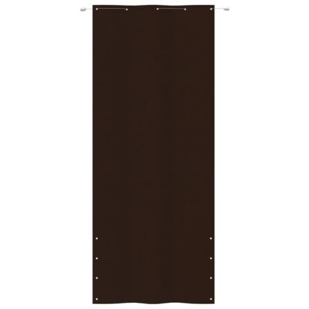 vidaXL Balkongskärm brun 100x240 cm oxfordtyg Brun