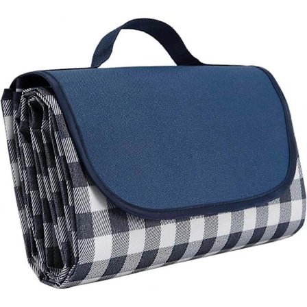 Vattentät Filt Extra Stor 200x195cm, Stora Campingfiltar med Bärhandtag, Sandtät Picknickmatta, Utomhusmatta för Familjeaktiviteter Utomhus