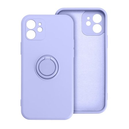 Forcell iPhone 7/8/SE (2020/2022) Kuori Silikoni Rengas - Violetti