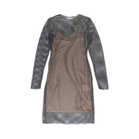 Genny, Short Dresses Grijs, Dames, Maat:S
