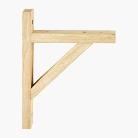 Biltema - Hylleknekt for Oppfesting av Hylleplate, 150 x 200 mm, 4 Forhåndsborede Hull