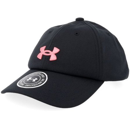 Under Armour - Svart unconstructed Keps - Kids Girls Blitzing Low Black Dad Cap @ Hatstore