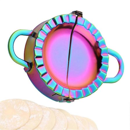 Tortilla Crimper Rustfrit Stål Dumpling Press Tortilla Fremstillingsværktøj Hjemmekokke, Opskriftsudviklere, Hverdagsaftener[YJD]