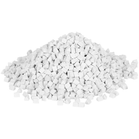 Keramisk trekantet slibemiddel til smykkepolering med vibrationspoleringsmaskine 4 mm 500 g