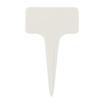 20 stk. Tykke haveetiketter T-formede plantemærker til sortering og klassificering, hvide