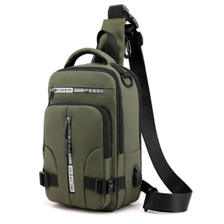 Multifunktionell Bröstväska För Män Crossbody Vattentät
