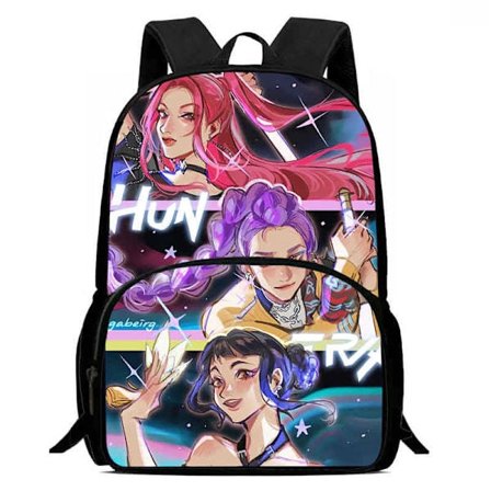 K-Pop Demon Hunter Rygsæk Skuldertaske Madkasse Penalhus Skolerygsæk-FF- TDKH008