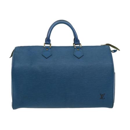 Louis Vuitton Vintage, Pre-owned Handbag Blauw, Dames, Maat:ONE Size