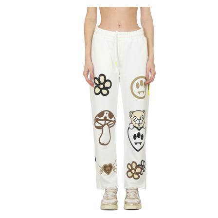 Barrow, Barrow Crazy Hippie Sweatpants Biały, Kobieta, Rozmiar: M