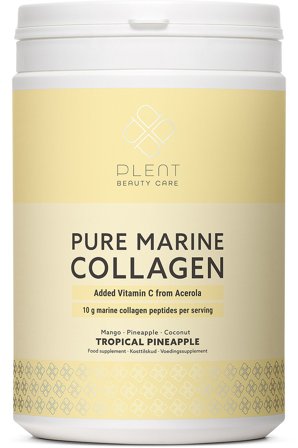 Plent Pure Marine Collagen 300 g Tropical Pineapple, Helse & Madvarer, Kollagen, Kollagenpulver
