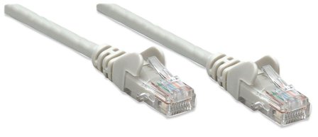 INTELLINET Network Cable RJ45, Snagless, Cat5e, UTP 0.5m, Grey