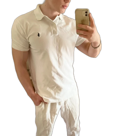 Vit piké från Polo Ralph Lauren