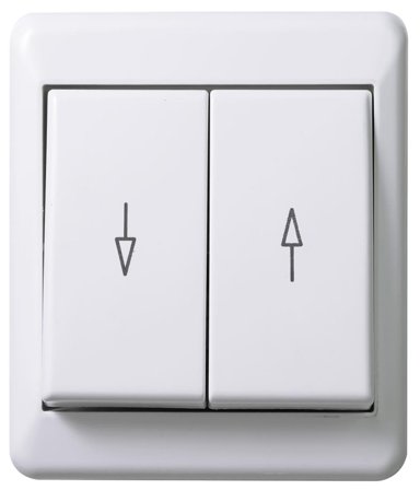 Elko EKO07588 Strömbrytare renvit, utanpåliggande, Strömbrytare & vägguttag