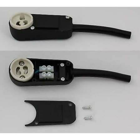 10-pack anslutningsboxar, GU10-sockel för LED och infälld halogenlampa/NC/