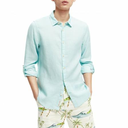 Scotch & Soda Shirt Blå, Herre Skjorter