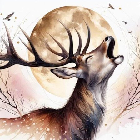 Skog Djur Affisch A4