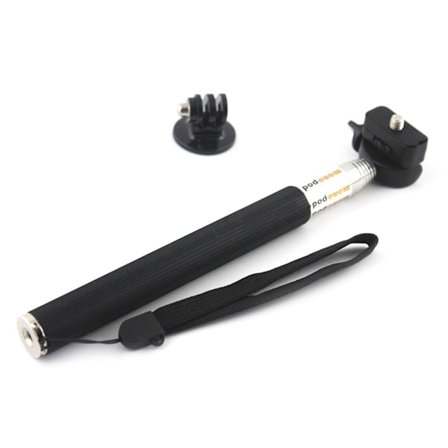 Selfie Pole Stick Monopod Holder Utvidbar håndholdt for GoPro Hero 3 4 SJ4000