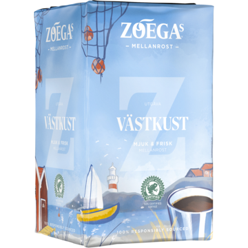 KAFFE ZOÉGAS VÄSTKUST VAC 450G