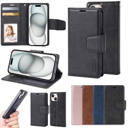 iPhone 15 2-i-1 Multifunktionella Mobilfodral