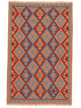 Tessuto A Mano Kilim Ghashghai Tappeto 122X192 Rosso Scuro/Rosso Piccolo