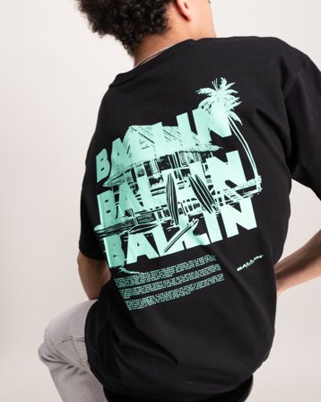 BALLIN Junior Surfers Paradise House T-shirt Svart T-skjorter Gutt - Kids Brand Store