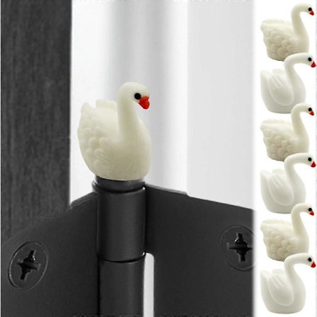 Mini Joutsen Saranapää Magneettisetti, 6 kpl - Saranapää Kodin Koriste - Oven Sarana