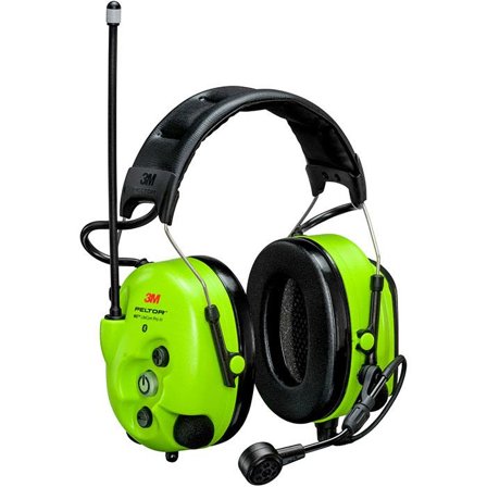 3M Peltor WS LiteCom III Hørselvern med issebøyle, Bluetooth, Hi-Viz, Hørselvern