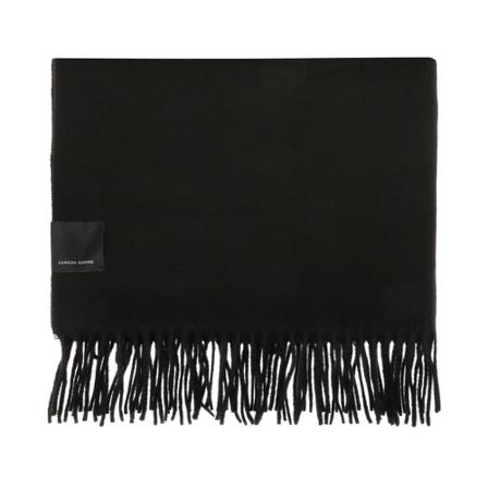 Canada Goose, Fringed wool scarf Zwart, Heren, Maat:ONE Size