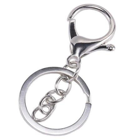 Nyckelring Kedja Metall Silver