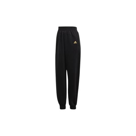 Adidas, Sweatpants Zwart, Dames, Maat:L,polyester