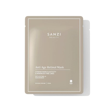 Sanzi Beauty Anti Age Retinol Sheet Mask, Skincare, Masker, Øvrig