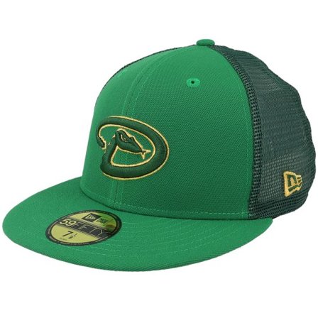 New Era - MLB Grön fitted Keps - Arizona Diamondbacks 59FIFTY MLB St Patricks Day 23 Green Mesh Fitted @ Hatstore