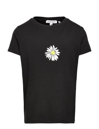 Cbrosa Ss Tee T-shirt Sort Costbart