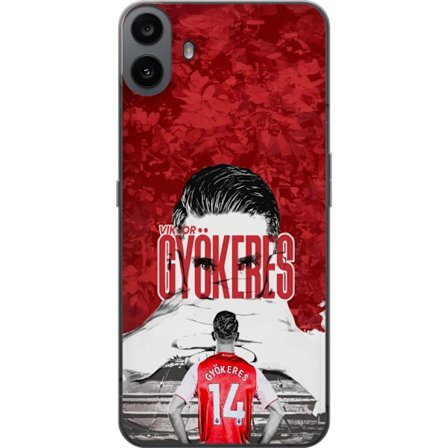 Kompatibelt Mobilskal till Nothing Nothing CMF Phone 1 Gyökeres 14 sportmotiv med svensk fotbollsstjärna i dynamisk stil