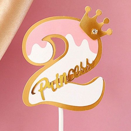 Digital Candle Bursdagsfest ROSA 2 2