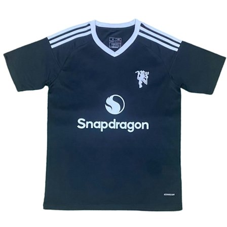 2024-2025 Manchester United F.C. Koti- ja vieraspaita Jalkapallofanien T-paita Musta S-2XL