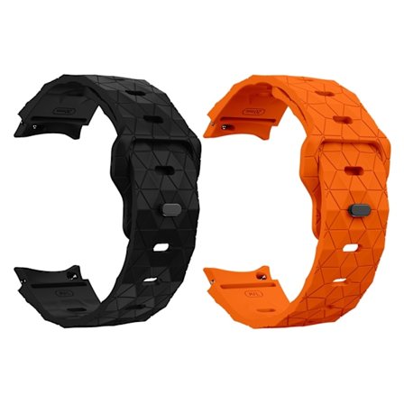 SKALO Hexagon Silikonerem Samsung Watch 6 40mm/44mm - Vælg farve