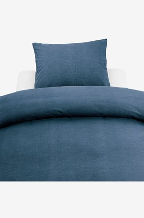 Borganäs of Sweden - Tyynyliina Washed 2/pakk. - Sininen - Tyynyliinat - 50X60 - - Homeroom
