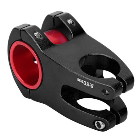 Cykelstam i aluminiumlegering, mountainbike, kort styrstam 31,8/35x50mm Svart