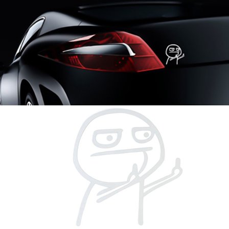 Morsom tegneserie langfinger vinyl bilklistremerker motorsykkel dekal mote bil dekorasjon klistremerke